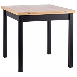 Stół rozkładany Flip 80 dąb artisan, czarny