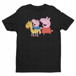 Koszulka Dziecięca-Świnka Peppa-Mix Kolory-158 Xl