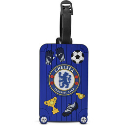 Hy-Pro Oficjalnie licencjonowana silikonowa zawieszka bagażowa Chelsea -