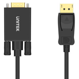 Unitek Adapter DisplayPort na VGA, kabel 1,8m