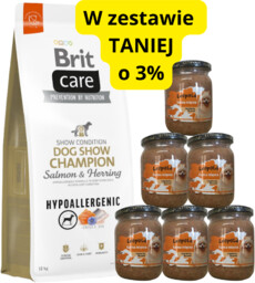 BRIT CARE Dog Hypoallergenic Dog Show Champion Salmon