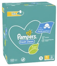 PAMPERS Chusteczki nawilżane Fresh Clean 15X80 (1200 szt.)