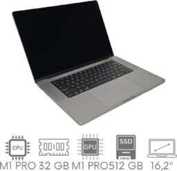 Apple MacBook Pro 16 A2485 M1 PRO 32GB