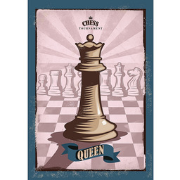 Obraz na płótnie Vintage Chess II, 50 x