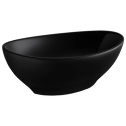 UMYWALKA NABLATOWA 40,7x33,1x13,5 cm CERAMICZNA CZARNA MAT