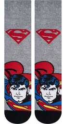 Skarpetki męskie szare SOXO GOOD STUFF Superman DC