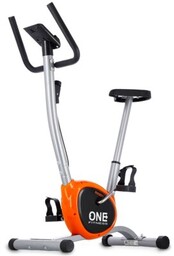 ONE FITNESS Rower mechaniczny RW3011 Srebrno-pomarańczowy