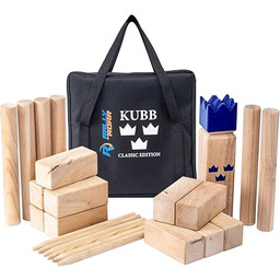 Rally and Roar Kubb CLASSIC RUBBERWOOD zestaw gier