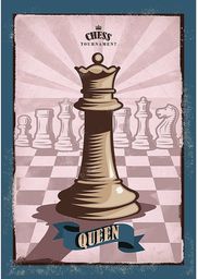 Obraz na płótnie Vintage Chess II, 35 x