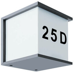 Ogrodowa LAMPA elewacyjna MAXIM 03687 Ideus zewnętrzna OPRAWA