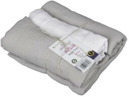 BabyMatex Pieluszki muślinowe 70x80cm Szare, 3szt.