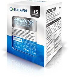 EUROWET Probiotyk dla psów 15 sztuk