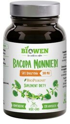 Bacopa monnieri w kapsułkach Brahmi 300 mg 50%