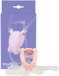 Luxusowe szelki do wibratora łechtaczkowego (biały)