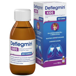 Deflegmin Junior syrop 15mg/5 ml, 120ml -> Odbiór