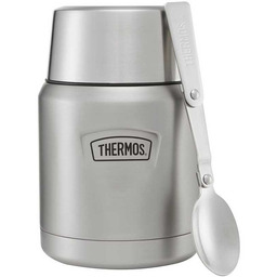 Termos na jedzenie 470 ml ze składaną łyżką