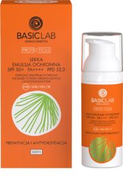 BasicLab Protecticus, lekka emulsja ochronna, prewencja i antyoksydacja,