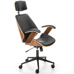 Halmar Ignazio fotel biurowy obrotowy gabinetowy Sklejka orzechowy