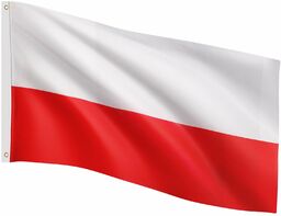 FLAGA POLSKI POLSKA NARODOWA 120x80 CM NA MASZT