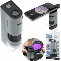 Mikroskop kieszonkowy Carson MicroPic 120-240x do smartfona Szkolny