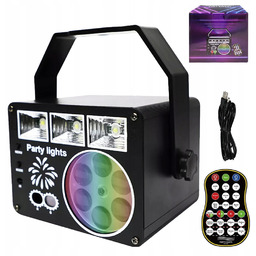 Kula Disco Projektor Dyskotekowy Led Rgb Reflektor