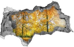 naklejka fototapeta 3D widok Las jesienią
