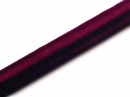 Organza gładka bordowa - 16 cm x 9