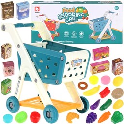 Urwiskowo, wózek sklepowy na zakupy koszyk warzywa owoce