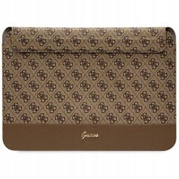 Etui Guess Sleeve GUCS14PS4SGW 14 cali brązowy/brown 4G