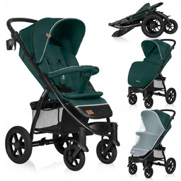 WÓZEK SPACEROWY LIONELO ANNET TOUR 22KG DUŻE KOŁA