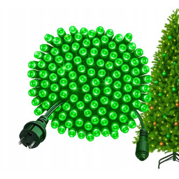 Lampki Choinkowe 1000 Led Zewnętrzne Zielone Efekty Flash