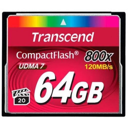 Karta pamięci TRANSCEND, Compact Flash, 64 GB, Class