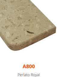 Parapet z konglomeratu marmurowego aglomarmur Perlato Royal 2cm