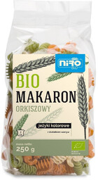 Niro Makaron orkiszowy kolorowy jeżyki 250 g (EKO)