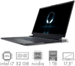 DELL Alienware X17 R1 i7-11800H 32GB 1TB SSD
