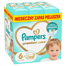 PAMPERS Pieluchy Premium Care 6 (128 szt) Zyskuj