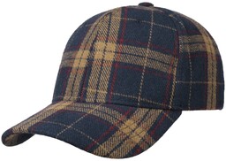 Czapka Classic New Check by Lipodo, niebieski, One