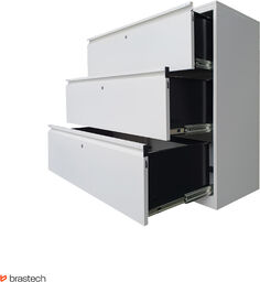 Szafa metalowa z szufladami 101 cm x 100