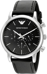 Zegarek ARMANI AR1828. Kwarcowy, Kolor czarny. Mężczyzna.