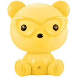 Lampa Polux MIŚ OKULARNIK LED 2,5 W żółta