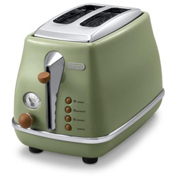 Toster De'Longhi Icona Vintage Ctov 2103.GR oliwkowy zielony