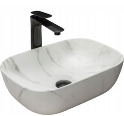 Rea Umywalka nablatowa Rea Belinda Marble Marmur Mat