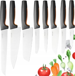 Fiskars Zestaw Komplet 8 Noży Kuchennych Do Siekania