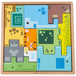 Trefl - Drewniana Łamigłówka: Piksel Gang, Wooden Toys
