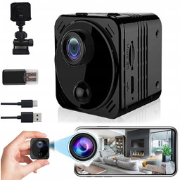 BEZPRZEWODOWA MINI KAMERKA SZPIEGOWSKA UKRYTA Z CZUJNIKIEM RUCHU