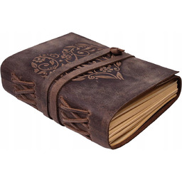 NOTES ZESZYT W LINIE SKÓRZANY VINTAGE SKÓRA BAWOLA