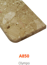 Parapet z konglomeratu marmurowego aglomarmur Olimpo 3cm