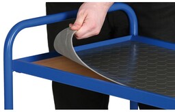 Gumowa podkładka na gładkie półki