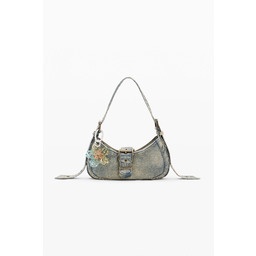 Desigual farbowana denimowa torba