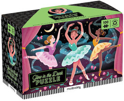 Mudpuppy Puzzle świecące w ciemności Balet w blasku